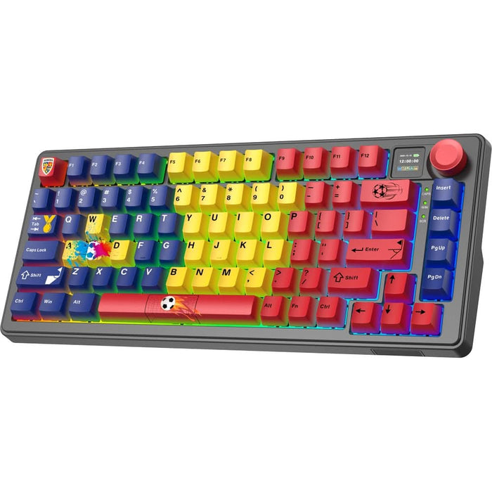 Tastatura Gaming Wireless mecanica MYRIA MG7550FRF. Bluetooth, USB, Layout US, multicolor WALTI