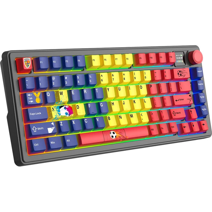 Tastatura Gaming Wireless mecanica MYRIA MG7550FRF. Bluetooth, USB, Layout US, multicolor WALTI