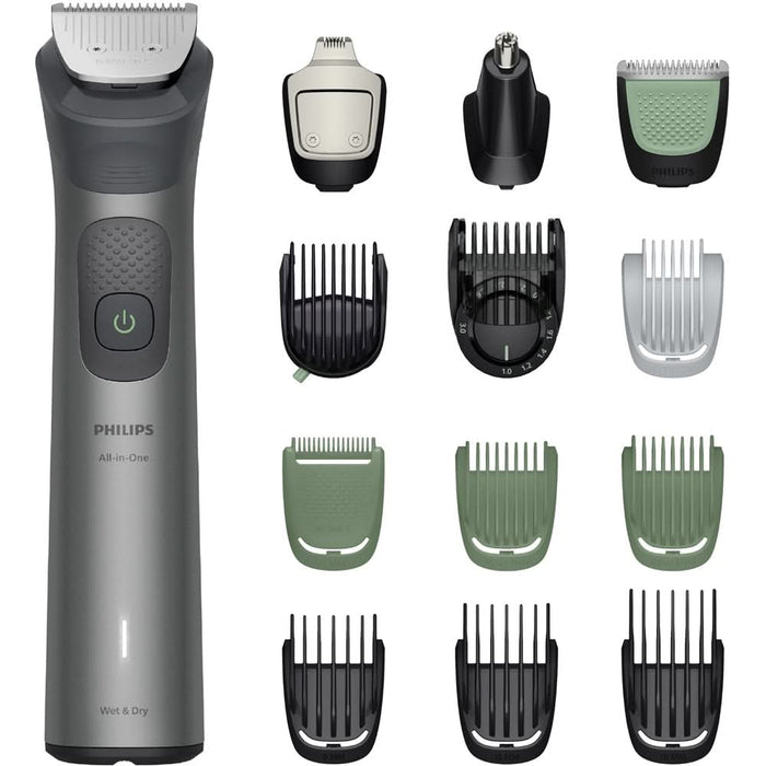 Aparat de tuns multifunctional 15 in 1 PHILIPS Series 7000 MG7921/15, acumulator, autonomie 120 min, gri WALTI