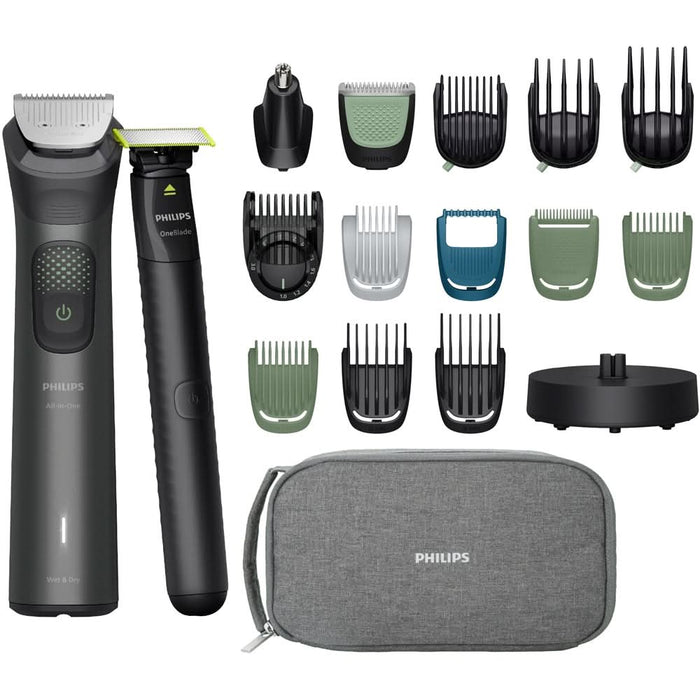 Aparat de tuns multifunctional 19 in 1 PHILIPS Series 9000 MG9556/15, acumulator, autonomie 120 min, negru WALTI