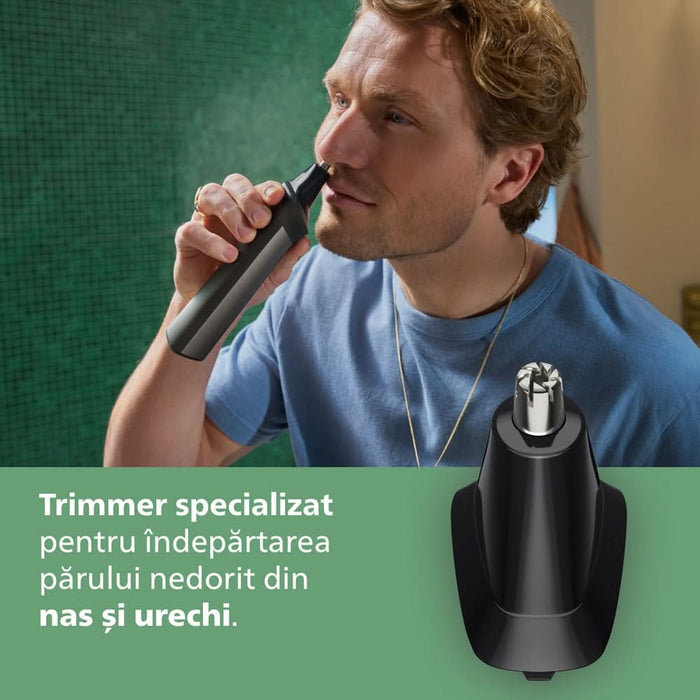 Aparat de tuns multifunctional 19 in 1 PHILIPS Series 9000 MG9556/15, acumulator, autonomie 120 min, negru WALTI