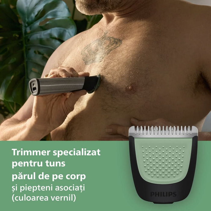 Aparat de tuns multifunctional 20 in 1 PHILIPS Series 9000 MG9558/15, acumulator, autonomie 120 min, gri WALTI
