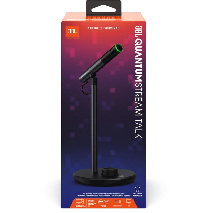 Microfon Gaming JBL Quantum Stream Talk, multiplatforma, negru WALTI