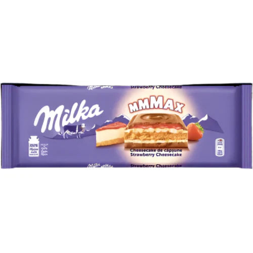 milka Ciocolata Cheesecake Capsuni 300 g - WALTI WALTI