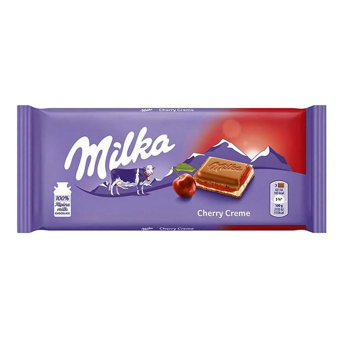 milka Ciocolata Lapte si Visine 100 g - WALTI WALTI
