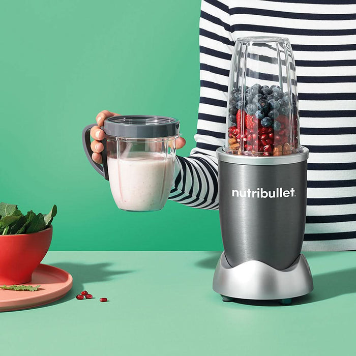 Blender NUTRIBULLET Original NB606DG, 0.7l, 1 treapta viteza, 600W, argintiu-gri WALTI