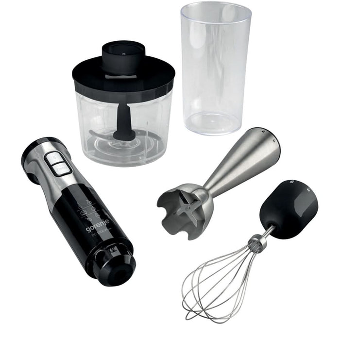 Mixer vertical GORENJE HBX1000E, 0.7l, 1000W, viteza variabila, argintiu-negru WALTI