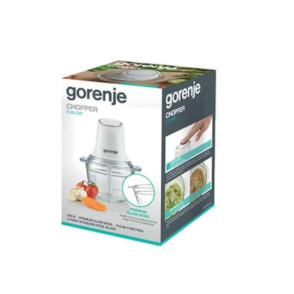 Mini tocator GORENJE S501GW, 1l, 500W, 1 treapta viteza, alb - WALTI WALTI