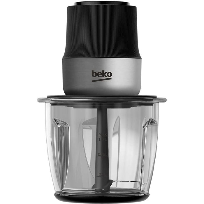Mini tocator BEKO CHG81442BX, 1l, 400W, 2 trepte viteza, argintiu-negru WALTI
