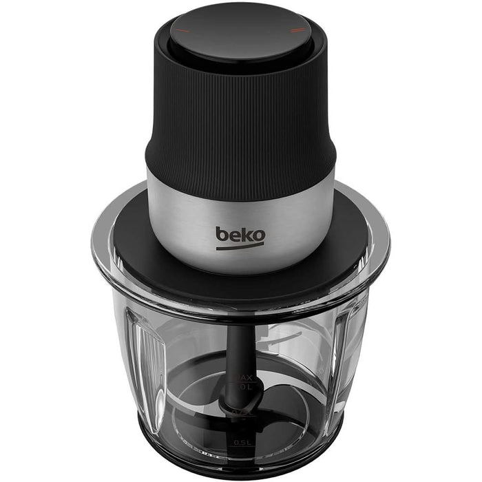 Mini tocator BEKO CHG81442BX, 1l, 400W, 2 trepte viteza, argintiu-negru WALTI