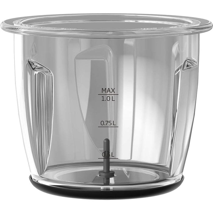Mini tocator BEKO CHG81442BX, 1l, 400W, 2 trepte viteza, argintiu-negru WALTI