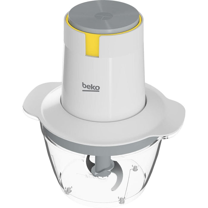 Mini tocator BEKO CHP62522W, 0.5l, 500W, 1 treapta viteza, alb-gri WALTI