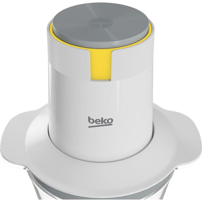 Mini tocator BEKO CHP62522W, 0.5l, 500W, 1 treapta viteza, alb-gri WALTI