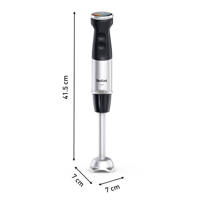 Mixer vertical TEFAL Quickchef+ HB671830, 0.8l, 1000W, 20 trepte viteza, negru-argintiu WALTI