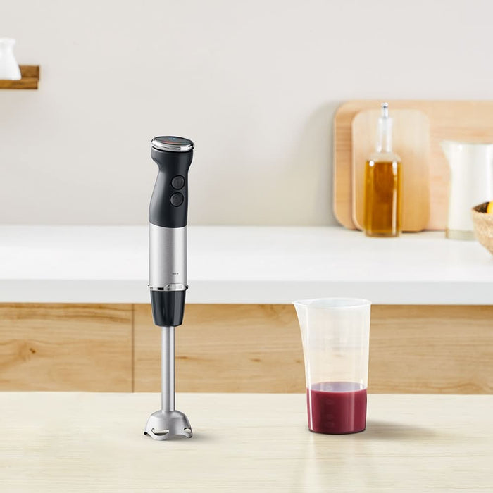 Mixer vertical TEFAL Quickchef+ HB671830, 0.8l, 1000W, 20 trepte viteza, negru-argintiu WALTI