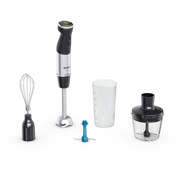 Mixer vertical TEFAL Quickchef+ HB67E830, 0.8l, 1000W, 20 trepte viteza, negru-argintiu WALTI