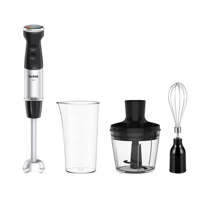 Mixer vertical TEFAL Quickchef+ HB67G830, 0.8l, 1000W, 20 trepte viteza, negru-argintiu WALTI