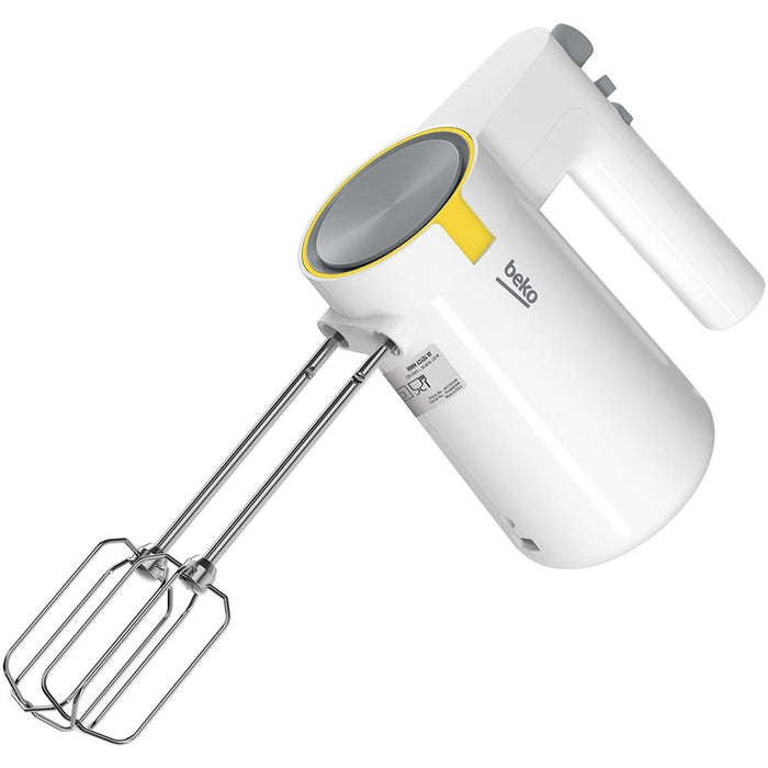 Mixer de mana BEKO HMM62404W, 425W, 5 trepte viteza, alb-gri WALTI