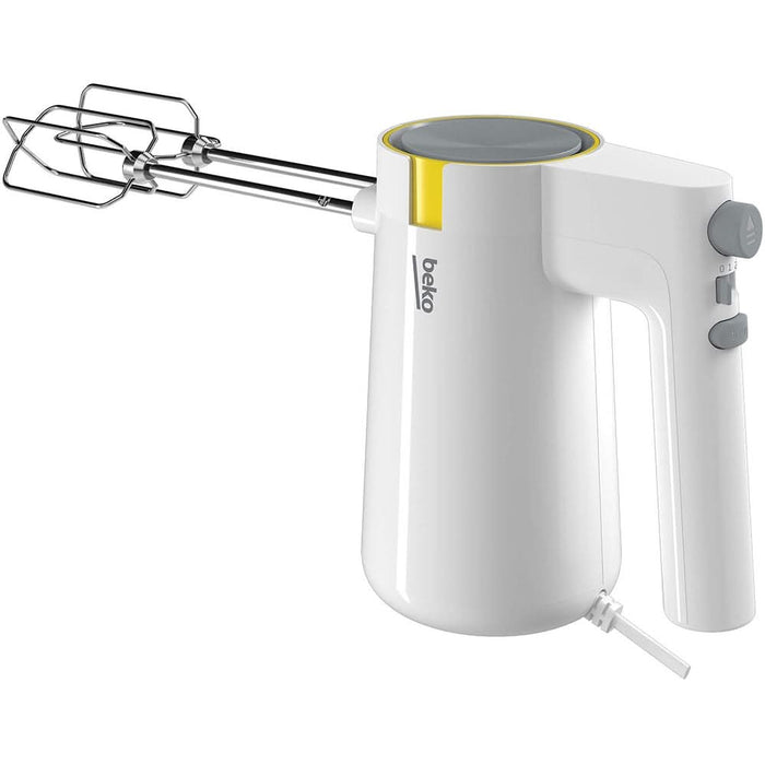 Mixer de mana BEKO HMM62404W, 425W, 5 trepte viteza, alb-gri WALTI