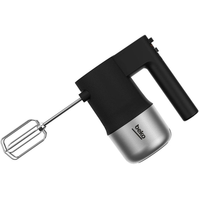 Mixer de mana BEKO HMM81504BX, 500W, 4 trepte viteza, negru-argintiu WALTI