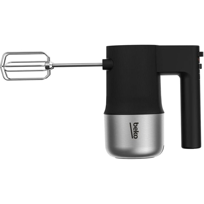 Mixer de mana BEKO HMM81504BX, 500W, 4 trepte viteza, negru-argintiu WALTI