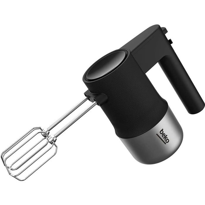 Mixer de mana BEKO HMM81504BX, 500W, 4 trepte viteza, negru-argintiu WALTI