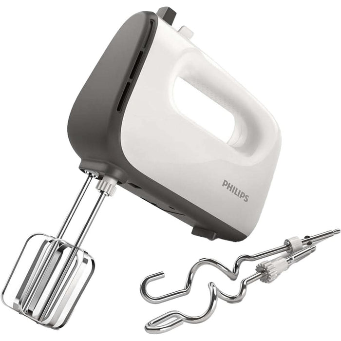 Mixer vertical PHILIPS Viva Collection HR3740/00, 450W, 5 trepte viteza, alb-gri WALTI