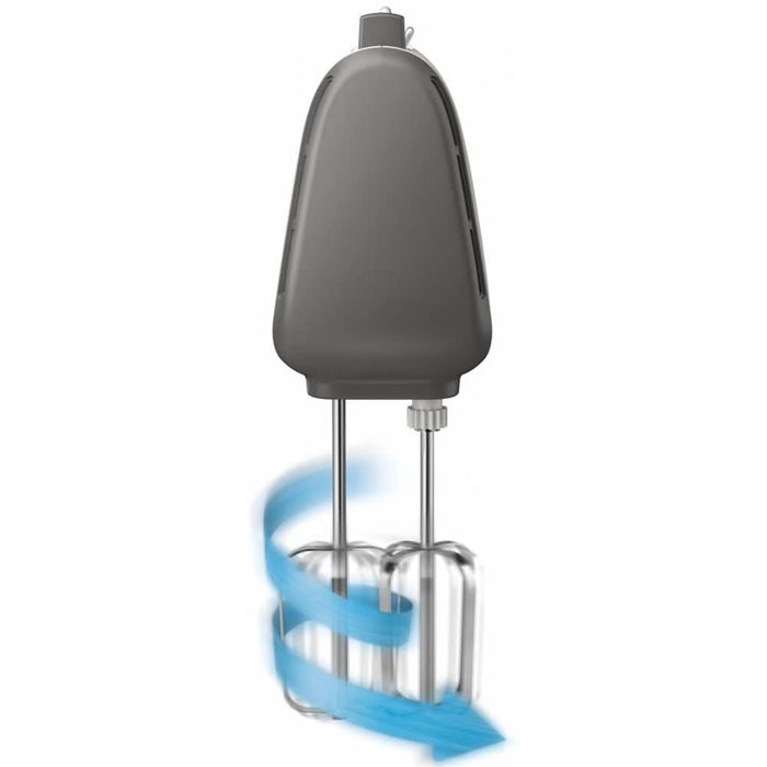 Mixer vertical PHILIPS Viva Collection HR3740/00, 450W, 5 trepte viteza, alb-gri WALTI
