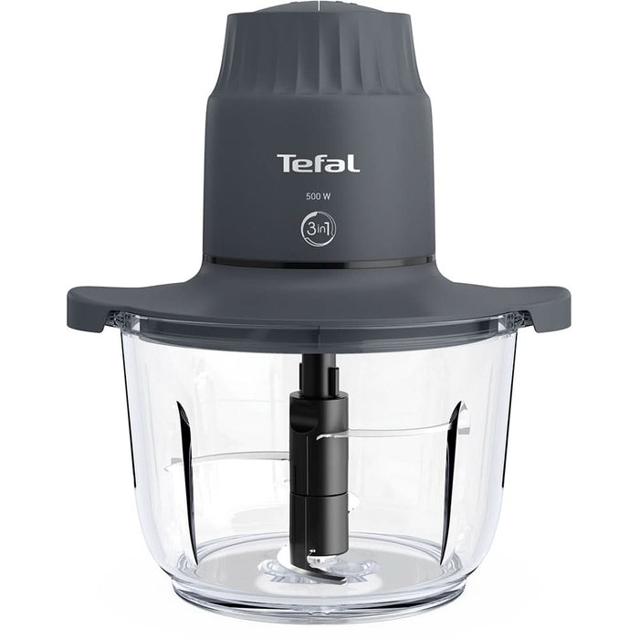 Mini tocator TEFAL Choppeo MB603138, 2l, 500W, 2 trepte viteza, gri inchis WALTI