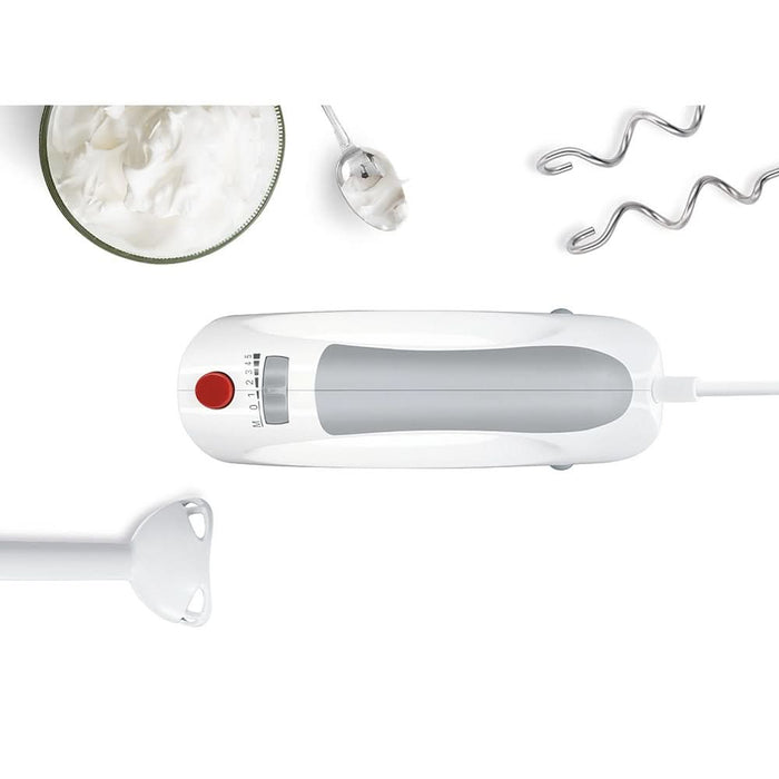 Mixer de mana BOSCH MFQ3540, 450W, 5 trepte viteza, alb-gri WALTI