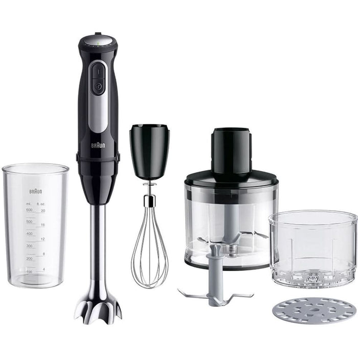 Mixer vertical BRAUN MultiQuick 5 Pro MQ55254M, 0.6l, 1000W, 25 trepte viteza, negru-argintiu WALTI