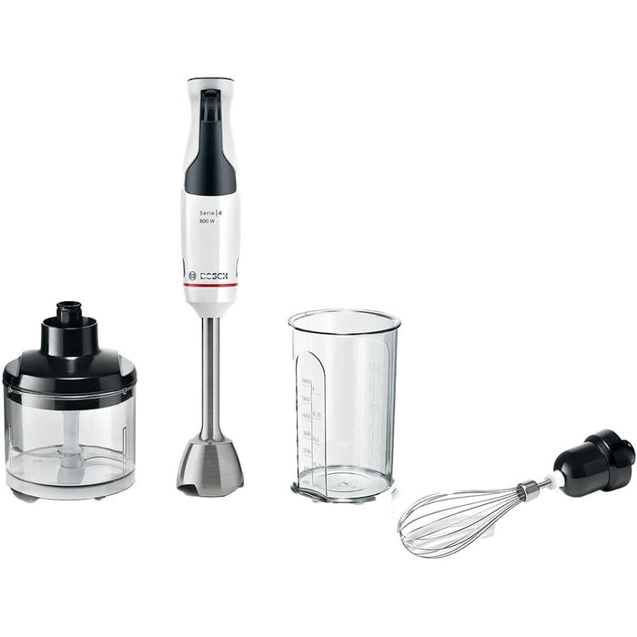 Mixer vertical BOSCH ErgoMaster Seria 4 MSM4W421, 1l, 800W, viteza variabila, alb-negru WALTI