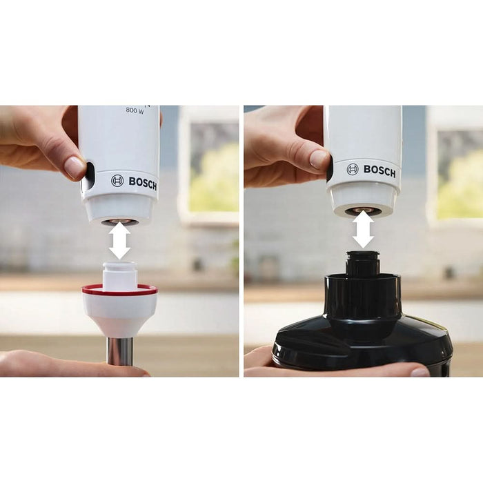 Mixer vertical BOSCH ErgoMaster Seria 4 MSM4W421, 1l, 800W, viteza variabila, alb-negru WALTI