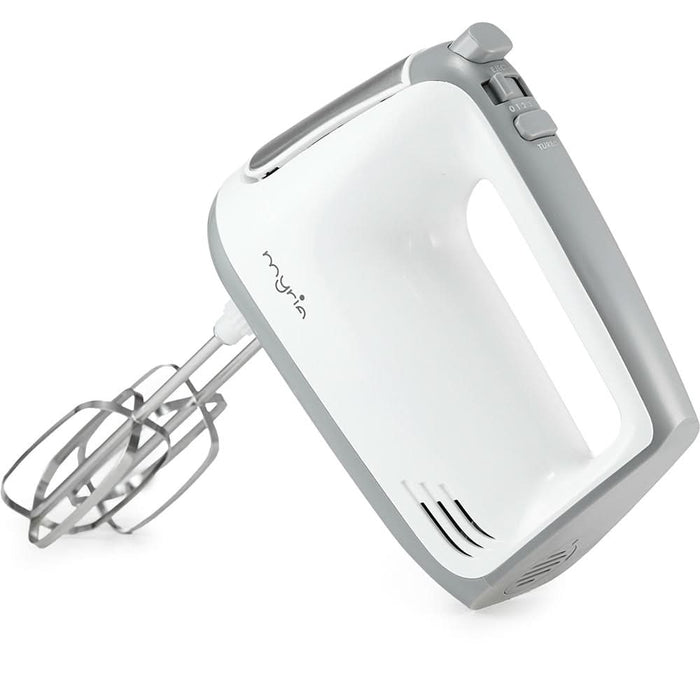 Mixer cu bol MYRIA MY4024, 3.4l, 300W, 5 trepte viteza, alb-gri WALTI