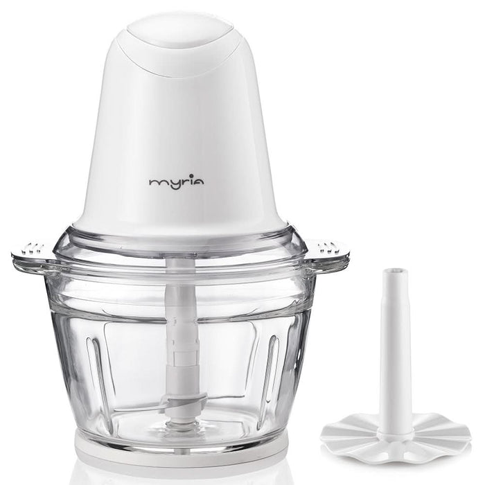 Mini tocator MYRIA MY4069, 1l, 500W, 2 trepte viteza, alb WALTI