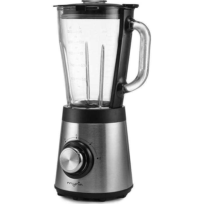 Blender MYRIA MY4432, 1.5l, 500W, 2 trepte viteza, argintiu-negru WALTI