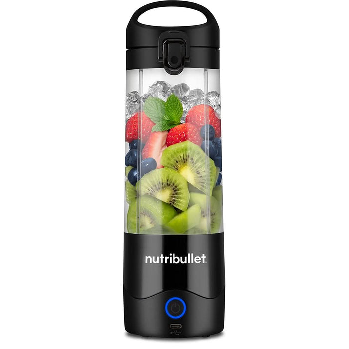 Blender portabil NUTRIBULLET NBP003B, 0.475l, 1 treapta viteza, USB-C, negru - WALTI WALTI