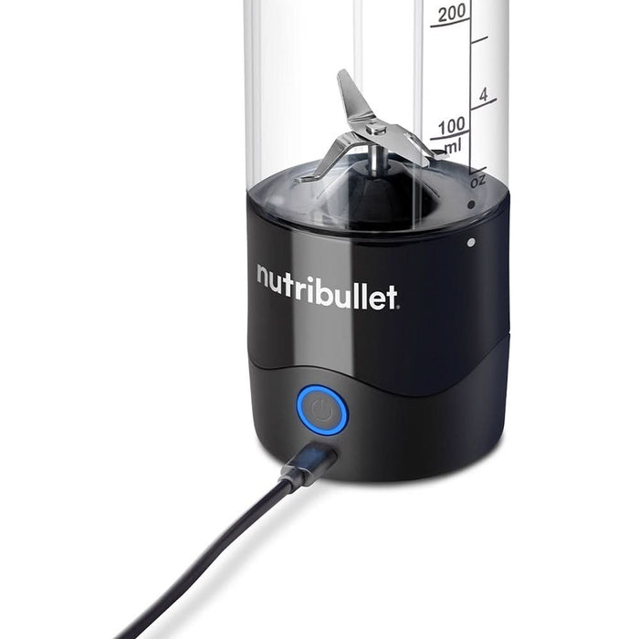 Blender portabil NUTRIBULLET NBP003B, 0.475l, 1 treapta viteza, USB-C, negru - WALTI WALTI