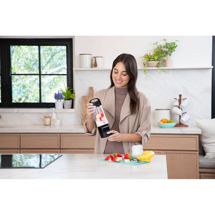 Blender portabil NUTRIBULLET NBP003B, 0.475l, 1 treapta viteza, USB-C, negru - WALTI WALTI