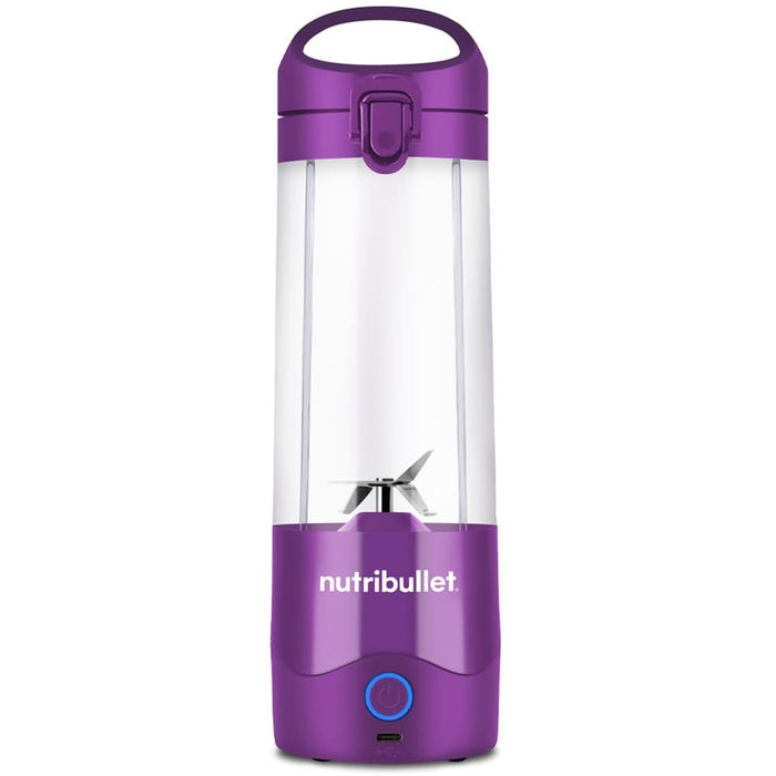 Blender portabil NUTRIBULLET NBP003PU, 0.475l, 1 treapta viteza, USB-C, mov - WALTI WALTI