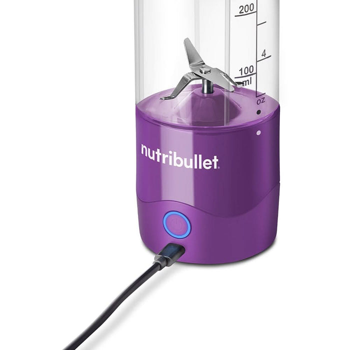 Blender portabil NUTRIBULLET NBP003PU, 0.475l, 1 treapta viteza, USB-C, mov - WALTI WALTI