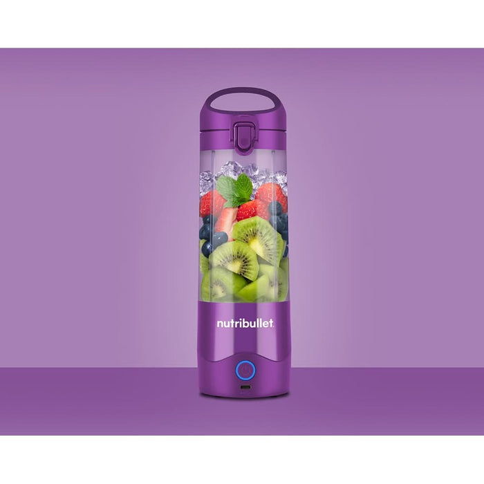 Blender portabil NUTRIBULLET NBP003PU, 0.475l, 1 treapta viteza, USB-C, mov - WALTI WALTI
