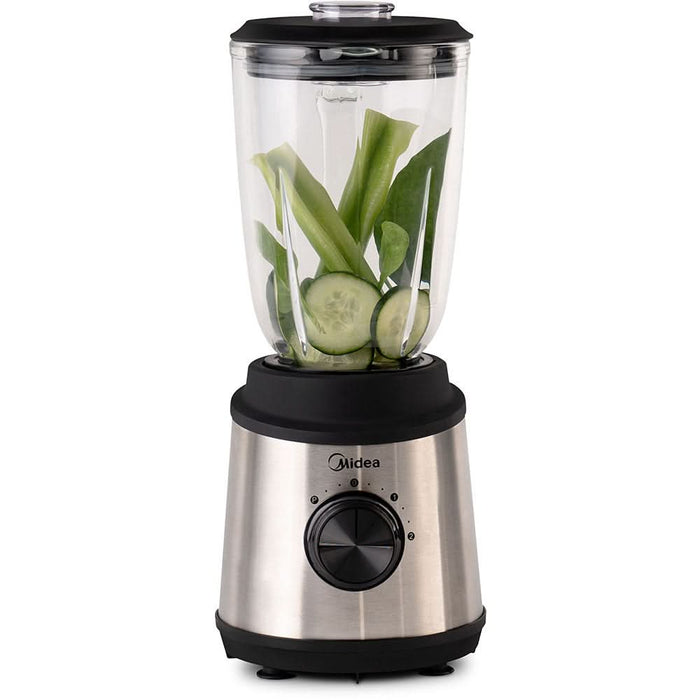 Blender MIDEA MJ-BL6006WE, 1.5l, 800W, viteza variabila, argintiu-negru - WALTI WALTI