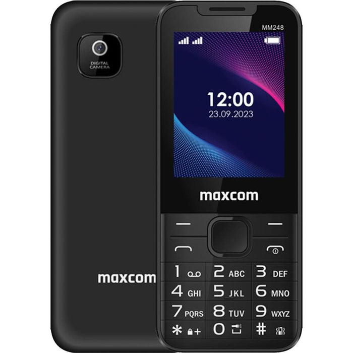 Telefon MAXCOM Classic MM248, 48MB RAM, 4G, Dual SIM, negru - WALTI WALTI