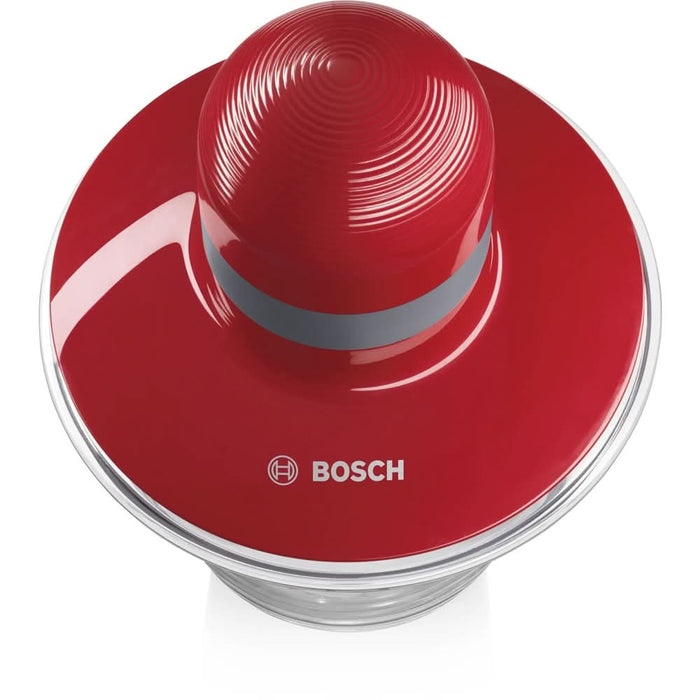 Mini tocator BOSCH MMR08R2, 0.8l, 400W, 1 treapta viteza, rosu-gri WALTI