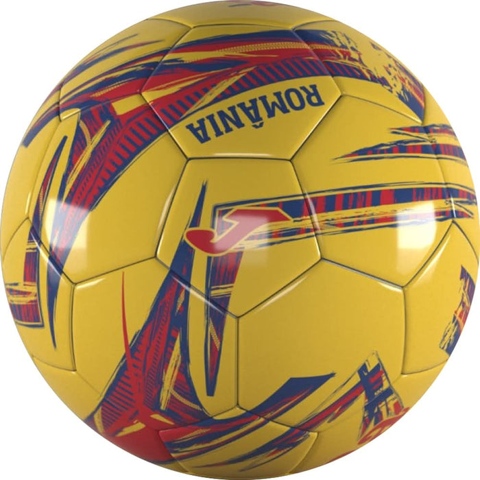Minge fotbal JOMA Echipa Nationala de Fotbal a Romaniei 2025, marime T5, galben-rosu WALTI