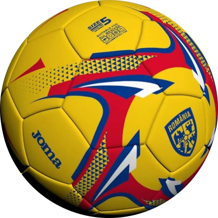 Minge fotbal JOMA Echipa Nationala de Fotbal a Romaniei 2025, marimea T1, galben WALTI