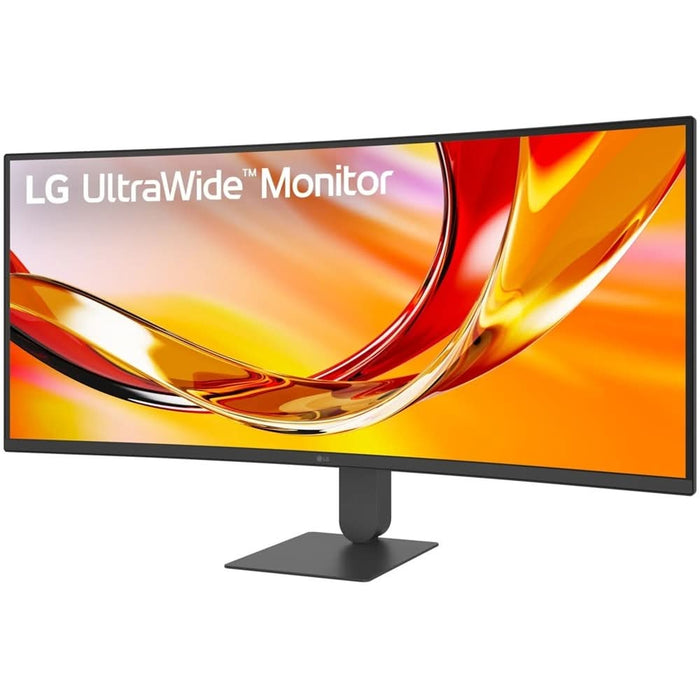 Monitor curbat LED VA LG UltraWide 34U640B-B, 34", WQHD, 144 Hz, AMD FreeSync Premium, HDR10, negru WALTI