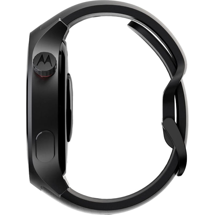 Smartwatch MOTOROLA Moto Watch, 47mm, GPS, Android, Volcanic Ash Silicone - WALTI WALTI