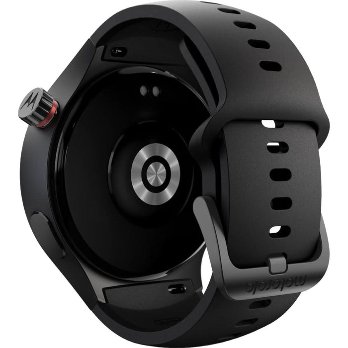 Smartwatch MOTOROLA Moto Watch, 47mm, GPS, Android, Volcanic Ash Silicone - WALTI WALTI